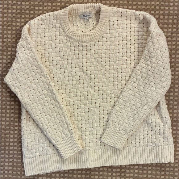 Madewell Knit Cream Sweater - Picture 2 of 5